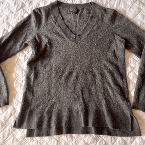 Dark grey wool silk sweater